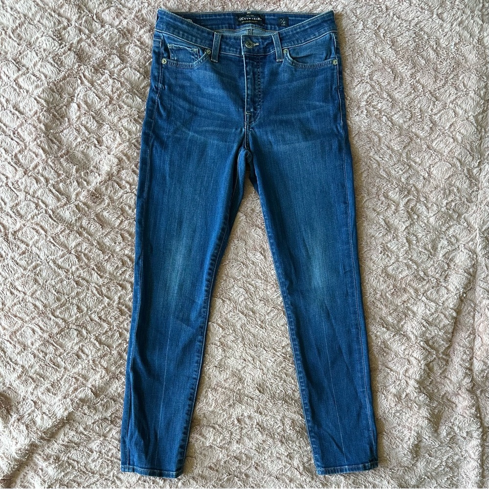 Lucky Brand “Hayden” Skinny Ankle Jeans, ORTA Premium Fabric, Size 4